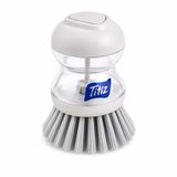 Titiz Deterjan Hazneli Bulaşık Fırçası, Basmalı Sıvı Deterjan Hazneli Mutfak Temizlik Fırçası, Ergonomik Tasarım Hijyenik ve Uzun Ömürlü, Tencere, Tava, Tabak, Çok Amaçlı Temizlik Fırçası