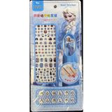 Titiz Elsa Anna Frozen Kar Kraliçe Trend Çocuk Tırnağı Taşlı Takma Tırnak Sticker Törpü Seti 2006202370