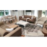 Titiz Koltuk Polo Koltuk Takımı - Kahve - Krem