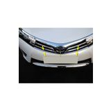 Titiz Krom Aksesuar Toyota Corolla 2013-2015 Krom Ön Panjur Altı Çıtası Aksesuarı