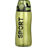 Titiz Plasti Pipetli Rio Su ve Detoks Su Şişesi Matara Policarbon 750 ml -Yeşil - Açık Yeşil - kamışlı