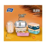 Titiz Plastik Titiz Aura Lunch Box Çelik Yemek Kabı - Bej