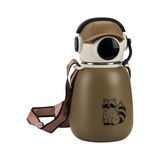 Titiz Plastik Titiz Gamer Termos Matara 500 ml (16,9 Oz) - Kahverengi - Beyaz - 0,50 lt