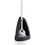 Titiz TP-118 Plastik WC Klozet Tuvalet Fırça Seti Takımı - Siyah