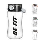 Titiz Watermode Su Şişesi, 1500 ml Kapasite, Şeffaf