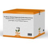 Tito 1 kg Toz Beyaz Çikolata Peppermint Keskin Nane Aroması