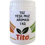 Tito 1 kg Toz Yeşil Muz Aroması