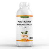 Tito 1 lt Premium Kakao Kremalı Bisküvi Aroması