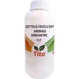 Tito 1 lt Şeftalili Buzlu Çay Aroması