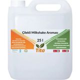 Tito 25 lt Çilekli Milkshake Aroması