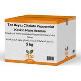 Tito 5 kg Toz Beyaz Çikolata Peppermint Keskin Nane Aroması