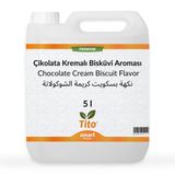 Tito 5 lt Premium Çikolata Kremalı Bisküvi Aroması
