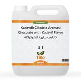 Tito 5 lt Premium Kadayıflı Çikolata Aroması