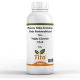 Tito Pancar Kökü Kırmızısı Gıda Renklendiricisi Sıvı Yağda Çözünür E162 1 Litre - 1 lt