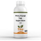 Tito Pirinç Kepeği Yağı Soğuk Sıkım 1 Litre - 1 lt