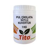 Tito Pul Çikolata Sütlü Kuvertür Pasta Çikolatası 1 kg