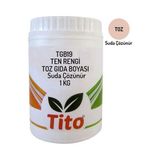 Tito TGB19 Toz Ten Rengi Gıda Boyası Renklendirici [Suda Çözünür] - 1 kg