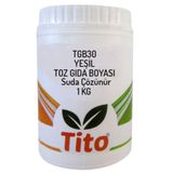 Tito Toz Suda Çözünür 1 kg Yeşil Gıda Renklendiricisi