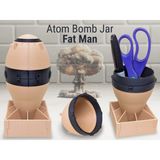 Titrek Toys Fat Man Atom Bombası Tasarımlı Kavanoz - Atomic Bomb Jar Fat Man (Replika Maket) - Çok Renkli