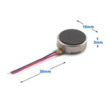 Titreşim Motoru 10MM 1027 12000 Rpm Dc 2V/5V Küçük Telefon Oyuncak Saat