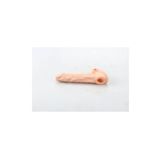 Titreşimli 17 CM Yumuşak Dokulu Realistik Tırtıklı Penis Kılıfı