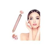 Titreşimli Güzellik Masaj Kalemi Doğal Pink Jade (Yeşim) Taş, Pembe Çubuk