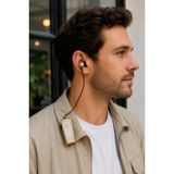 Titreşimli Kablosuz Makaralı Kulaklık Titreşimli Bluetooth Kulaklık 15 Saat (GOLD)