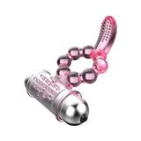Titreşimli Klitoral Uyarıcı Özel Tasarım Penis Halkası - 1475