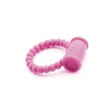 Titreşimli Noktalı Penis Halkası - Pembe
