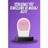 Titreşimli Yüz Masaj Aleti Titreşimli Makyaj Temizleme Cihazı
