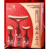 Titreşimli Yüz ve Boyun Kırışıklık Giderici Masaj Aleti - 3 Farklı Başlık, Titreşimli Cilt Sıkılaştırıcı, Boyun ve Gıdı Zayıflatıcı Etki, Kablosuz Cilt Güzelleştirme Cihazı