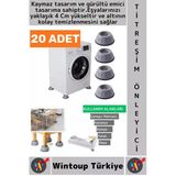 #Titreşimönleyici Kaydırmaz Ses Titreşim Önleyici Çamaşır Makinesi Mobilya Sabitleyici Ayak 20 Adet