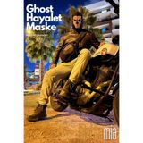 Tittanium Moto Butik Ghost Maskesi - Call Of Duty Hayalet Maske Termal Kask Içi Balaklava Ve Boyunluk