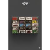 TIVIVOR Mini GT Uyumlu 1:64 Ölçek 20 Gözlü Pleksi Model Araba Sergileme Rafı – Şeffaf Akrilik Stand