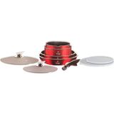 Tivoli Metallic Line 'red Collection' 9 Parça Tencere ve Tava Seti