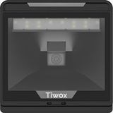 TIWOX VS-8000 2D KAREKOD KABLOLU USB MASAÜSTÜ BARKOD OKUYUCU - Siyah