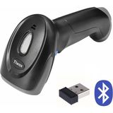 Tiwox VSK-227 Bluetooth Kablosuz 2.4g USB 1d Lazer Barkod Okuyucu Tarayıcı El Tipi (Bataryalı + Dongle) - Belirtilmemiş - Siyah