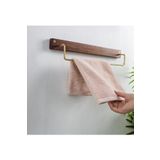 Tiydem (50 Cm) Duvara Monte Ahşap Havluluk, Havlu Askısı, Dekoratif Banyo / Mutfak Havluluk (50 Cm)