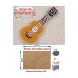 Tiydem Ip Sanatı Dikkat Geliştirici El Becerisi Çocuk Montessori Eğitimi Filografi Hazır Set Gitar - Ahşap