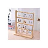 Tiydem Kolye Küpe Bileklik Bilezik Standı, Ahşap Takı Sergileme Standı, 4 Kademeli Kançalı Stand