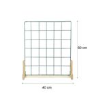 Tiydem Masaüstü Notluk Organizer Ahşap Ayaklı Tel Pano 40x60 cm