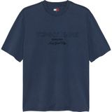 Tjm 90S New Classıcs Ss Tee Erkek Mavi T-Shirt - Dm0dm22545
