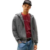 TJM 90S QUILT NEW CLASSICS FZ Erkek Siyah Sweatshirt - DM0DM22364 Siyah