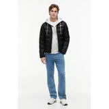 Tjm Lıght Down Packbl Jacket Ext Erkek Siyah Mont - Dm0dm23231