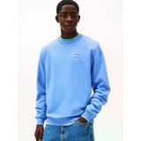 Tjm Reg Badge Crew Ext Erkek Mavi Sweatshirt - Dm0dm22665