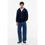 Tjm Reg Dna Backprınt Fz Hd Erkek Mavi Sweatshirt - Dm0dm23404