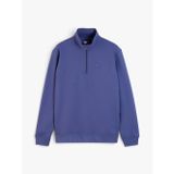 Tjm Reg Fleece Qz Mock Nck Ext Erkek Mavi Sweatshirt - Dm0dm20339