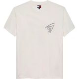 Tjm Reg Sıgn Cıty Tee Ext Erkek Beyaz T-Shirt - Dm0dm22120