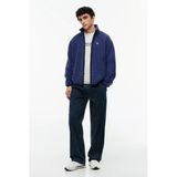 Tjm Rlx Badge Zıp-Thru Teddy Ext Erkek Mavi Sweatshirt - Dm0dm22345