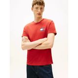 Tjm Slım Essentıal Flag Tee Ext Erkek Kırmızı T-Shirt - Dm0dm20740